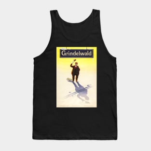 Grindelwald, Switzerland, Ski Poster Tank Top